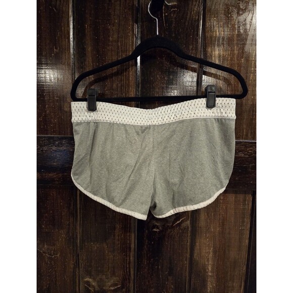 VTG Y2k Nike Women grey / white Polyester Athletic low rise Shorts Size L - Picture 4 of 8